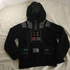 Star Wars Darth Vader Zip Hoodie with mask & cape